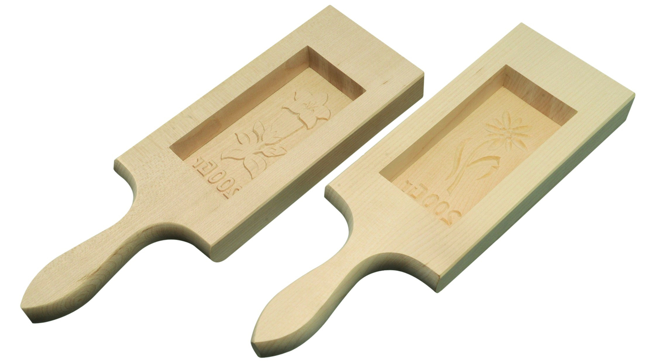220202 Moule à beurre fleur gravé 200 g