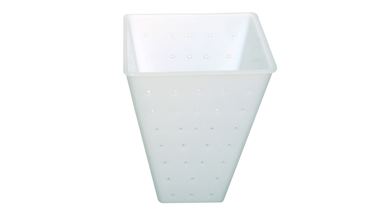 274162 Käseform Pyramide mit Boden 50 x 100 mm