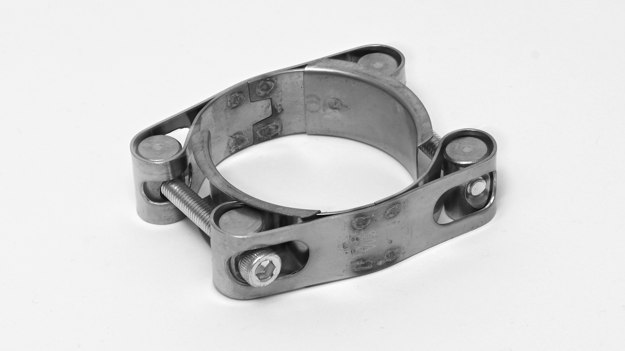 605155 Schlauchzwinge Doppelschraube Ø 55 - 65 mm
605155 Collier de serrage large à 2 vis Ø 55 - 65 mm