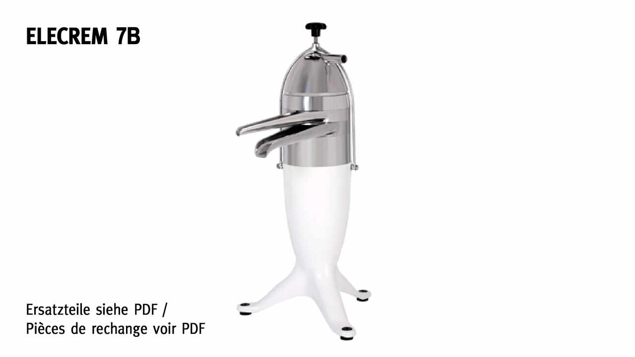 141008 Milch-Zentrifuge Elecrem 7B, Ersatzteile 