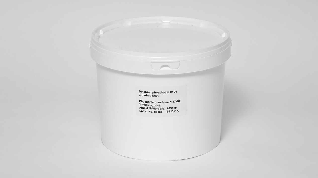 699120 Dinatriumphosphat, 5 kg
699120 Dinatriumphosphat, 5 kg