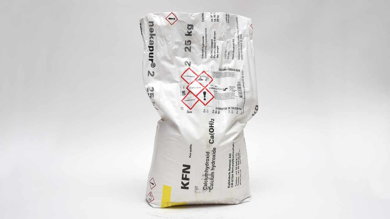 581005 Calziumhydroxid 25 kg 581005 Hydroxyde de calcium 25 kg