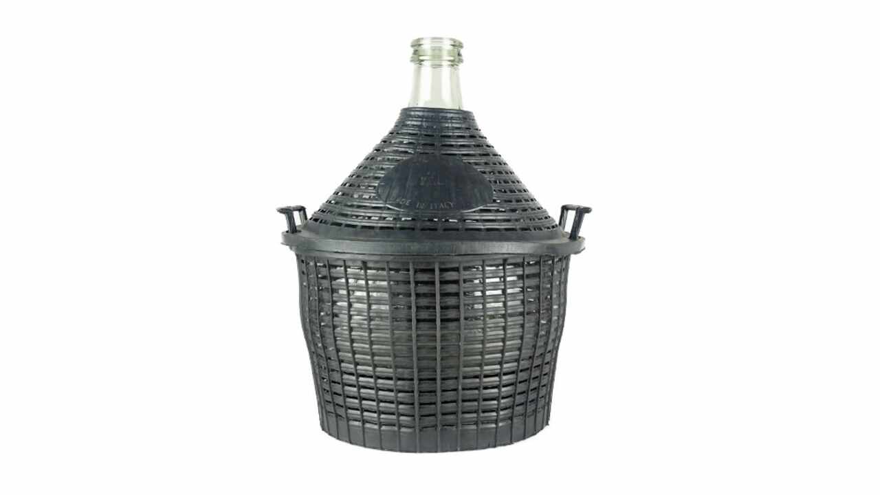 810202 Ballon en verre, petite ouverture, 10 Liter