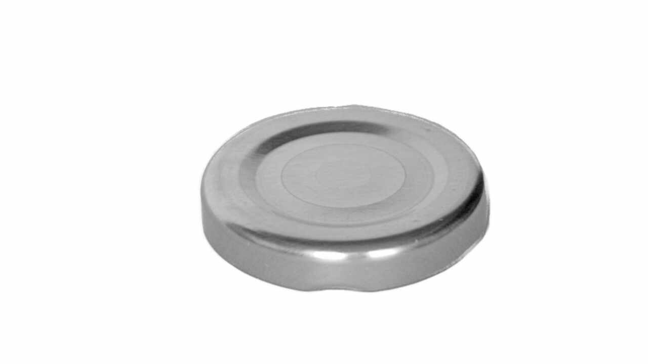 Couvercle en tôle argent Twist-Off, diff. tailles