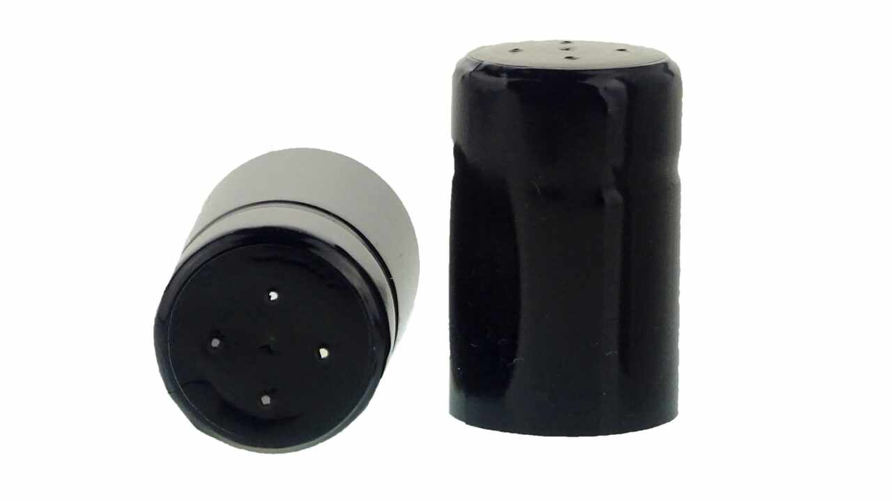 819103 Schrumpfkapseln schwarz glänzend, Ø 26 mm