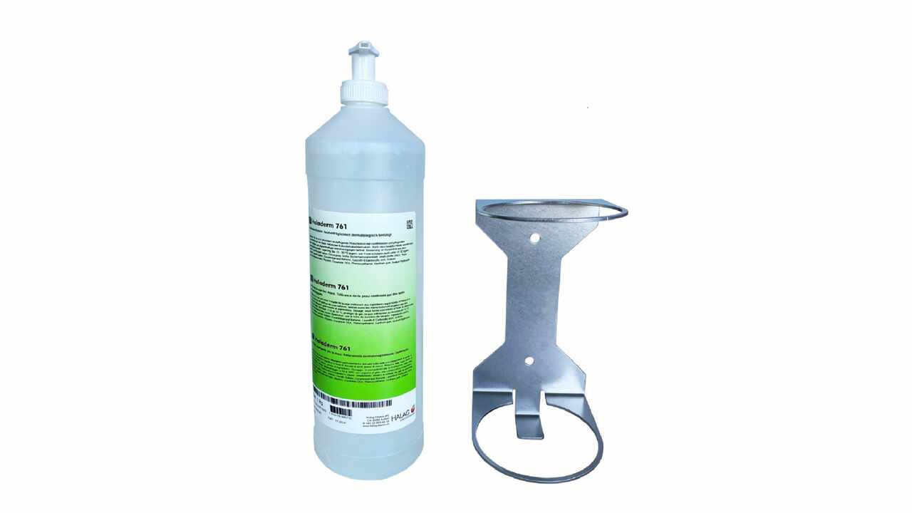 Wandhalterung für Dispenserflasche