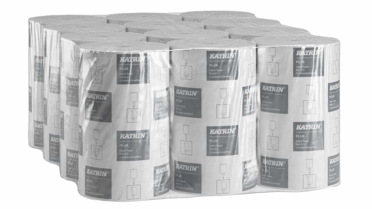 585814 Papierhandtuch-Rolle Katrin klein, 60 m, Breite 20 cm, Pack à 6 Rollen