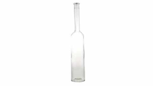 811010 Platinflasche weiss, Cordonmündung, 350ml