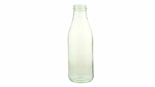 189125 Bouteille en verre, Ø 53 mm, 1 litre