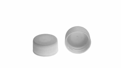 819022 Schraubdeckel Kunststoff PP, weiss, Ø 28 mm