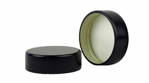 819040 Couvercle à vis alu GCMI, noir, Ø 22 mm