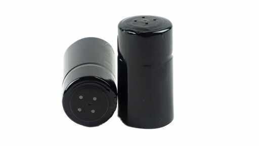 819107 Capsules thermo rétractables noir Ø 32,4 mm, horizontal