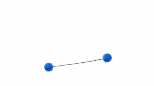 180428 Beutelverschlüsse blau, 6 cm 